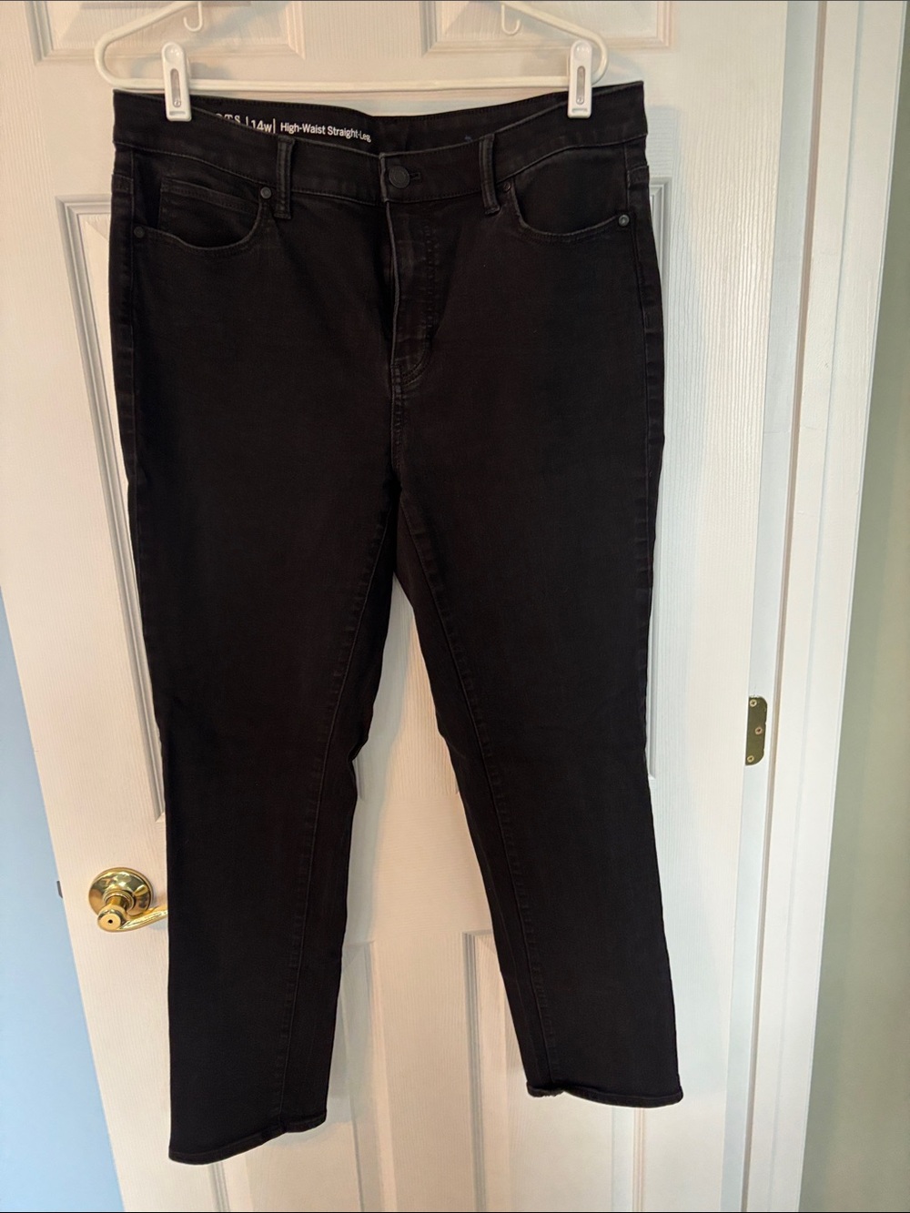 Talbots Flawless High-Waist Black Straight-Leg Women's Jeans